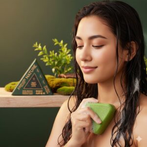 3 pis Nature Triangle Shampoo Bar